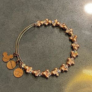Alex and Ani | Rose Gold Minnie Mouse Bracelet Disney Collection